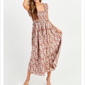 Altar’d State Ania Dress, XS, mocha